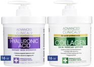 Conjunto de cuidados com a pele Advanced Clinicals, ácido hialurônico, 2 unidades