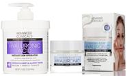 Conjunto de cuidados com a pele Advanced Clinicals, conjunto de 2 peças de ácido hialurônico
