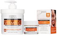 Conjunto de cuidados com a pele Advanced Clinicals Creme corporal com vitamina C e loção facial