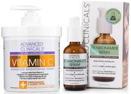 Conjunto de cuidados com a pele Advanced Clinicals que clareia a vitamina C