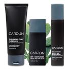 Conjunto de cuidados com a pele Cardon Cactus à base de cacto para homens com pele sensível