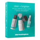 Conjunto de cuidados com a pele Dermalogica Clear and Brighten com limpador, esfoliante e sérum Conjunto de cuidados com a pele Dermalogica Clear and Brighten com limpador, esfoliante e sérum