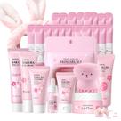 Conjunto de cuidados com a pele Evolvique Sakura para meninas adolescentes de 10 a 12 anos com 8 unidades