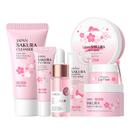 Conjunto de cuidados com a pele Fashion Base Japan Sakura 7 unidades para adolescentes de 10 a 12 anos Conjunto de cuidados com a pele Fashion Base Japan Sakura 7 unidades para adolescentes de 10 a 12 anos
