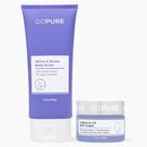 Conjunto de cuidados com a pele GoPure Neck Firming Cream com esfoliante corporal