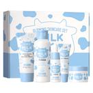 Conjunto de cuidados com a pele LAIKOU Milk Cleanser Toner Serum Creme para os olhos
