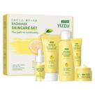 Conjunto de cuidados com a pele LAIKOU YUZU Cleanser Toner Serum Eye Cream