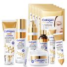 Conjunto de cuidados com a pele mopayzer Collagen 13 em 1 com kit facial de 7 unidades Conjunto de cuidados com a pele mopayzer Collagen 13 em 1 com kit facial de 7 unidades