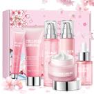 Conjunto de cuidados com a pele mopayzer Collagen Sakura 6 unidades hidratantes Conjunto de cuidados com a pele mopayzer Collagen Sakura 6 unidades hidratantes