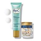 Conjunto de cuidados com a pele RoC Multi Correxion, creme para os olhos e cápsulas de retinol