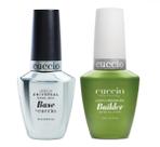 Conjunto de cuidados com as unhas Cuccio LED/UV Universal Base 12mL e Brush-On Builder