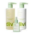 Conjunto de cuidados com o cabelo Divi Volumizing Shampoo, Condicionador e Sérum Conjunto de cuidados com o cabelo Divi Volumizing Shampoo, Condicionador e Sérum