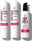 Conjunto de cuidados com o cabelo Love Ur Curls LUS Brands Shampoo e Condicionador 250ml