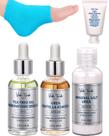 Conjunto de cuidados pessoais VTS para cuidados com pés e mãos com óleo de melaleuca