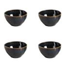 Conjunto De Cumbucas 04 Peças Orgânico Oceano Porto Brasil