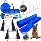 Conjunto de cursos de agilidade SAMARKAND para cães com túnel, saltos e brinquedos