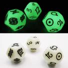 Conjunto de dados astrológicos Bescon Constellation Divination D12 x3