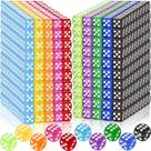 Conjunto de dados Beieverluck colorido 14 mm, 6 lados, 300 peças