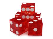 Conjunto de dados Casino Craps CGS 19 mm Professional Grade AAA Red
