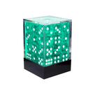 Conjunto de Dados Central Dices D6 Ciano e Branco Conjunto de Dados Central Dices D6 Ciano e Branco