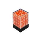 Conjunto de Dados Central Dices - D6 - Laranja e Branco