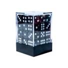 Conjunto de Dados Central Dices D6 Preto e Branco