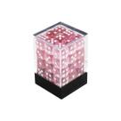 Conjunto de Dados Central Dices - D6 - Rosa e Branco