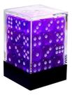 Conjunto de Dados Central Dices - Roxo Escuro e Branco