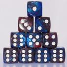 Conjunto de dados de acrílico de 16 mm e 10 peças para jogos de RPG MTG DND