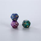 Conjunto de dados de astrologia poliédrica D12 x3 - Dicromático