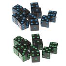 Conjunto de dados de plástico D6 de 6 lados pontilhado com 20 peças para D&D RP