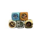 Conjunto De Dados De Resina Com Rostos De Monstros De Halloween Para Jogos De Tabuleiro, Acessórios