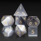Conjunto de dados DNDND Cat's Eye Gemstone, 7 peças para Dungeons & Dragons