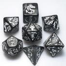 Conjunto de dados Dungeon and Dragons D&D MTG 7-Die RPG Polyhedral