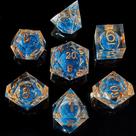 Conjunto de Dados Fugacity DND Liquid Core Resin - 7 Peças com Estojo Conjunto de Dados Fugacity DND Liquid Core Resin - 7 Peças com Estojo