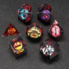 Conjunto de Dados FugaCity Fugacity Liquid Core Resin DND - 7 Peças