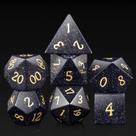 Conjunto de dados Gemstone DND DND Blue Sandstone com estojo de presente