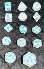 Conjunto de Dados Impact! Miniatures Raio de Gelo 14 Peças D3-D30 Conjunto de Dados Impact! Miniatures Raio de Gelo 14 Peças D3-D30