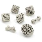 Conjunto de dados LYNX Skull & Bone Polyhedral D20 D12 D10 D8 D6 D4