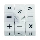Conjunto de Dados para Ensino de Matemática Infantil - 10 Dados D6 com +1/+1 e -1/-1
