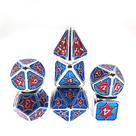 Conjunto de dados poliédricos, 7 peças de metal para Dungeons & Dragons