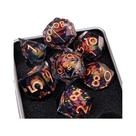 Conjunto De Dados Poliédricos De Resina Com Borda Afiada Beholder Eye Para Dungeons And Dragons