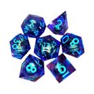 Conjunto De Dados Punk Eye Para Dungeons & Dragons, MTG, RPG, Jogos Interativos, Presente De