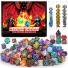 Conjunto de dados QMAY Mystery Dice Box 48 unidades com tubo de exibição
