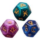 Conjunto De Dados RPG Astrológicos D12 Lados 22 x 22 mm Dic