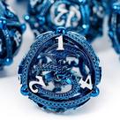 Conjunto de dados Soar Forge Hollow Orb Design Metal DND Blue
