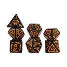 Conjunto De Dados Temáticos De Halloween 7 Peças D20 D12 D10 D8 D6 D4 Para Jogos De Tabuleiro DND Conjunto De Dados Temáticos De Halloween 7 Peças D20 D12 D10 D8 D6 D4 Para Jogos De Tabuleiro DND
