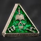 Conjunto de dados UD Unique Dice DND Metal com caixa de presente para RPG de D&D