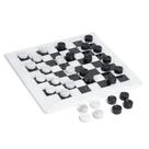 Conjunto de damas de mármore MC Marble Cultures com placa de 33 cm Conjunto de damas de mármore MC Marble Cultures com placa de 33 cm
