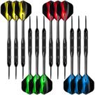 Conjunto de dardos Accomor Steel Tip 24g, pacote com 12 unidades para dardos Conjunto de dardos Accomor Steel Tip 24g, pacote com 12 unidades para dardos